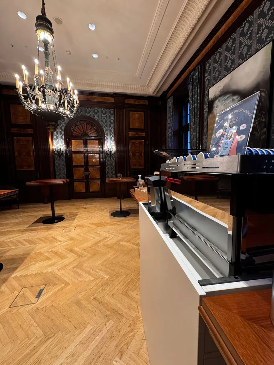 Detailaufnahme eines Coffee-Bar-Moduls